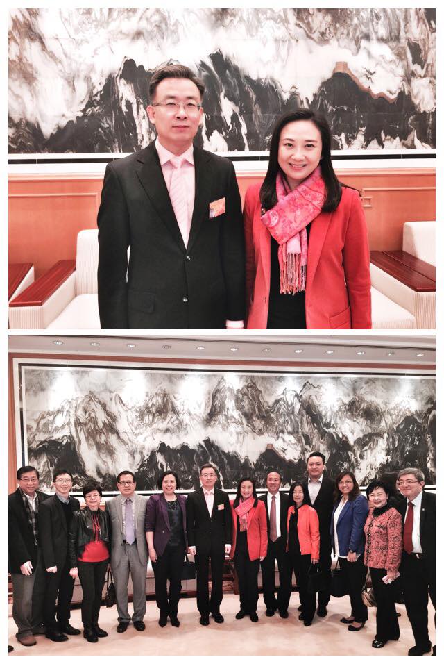 出席中國外交部駐港特派員公署與新界區議員新春聯誼午餐會